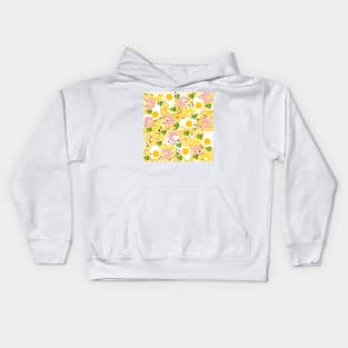 Cute Shrimp Ramen with Eggs and Lemon Kids Hoodie